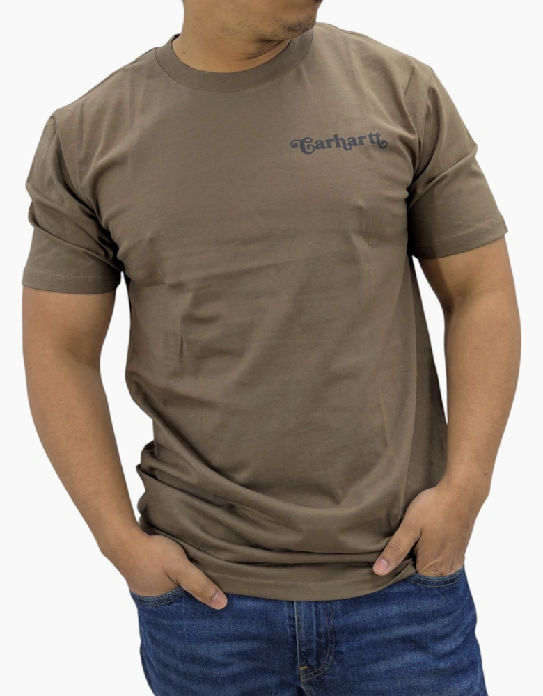 Carhartt Mens T Shirts Printed Crew Neck Regular Fit Short Sleeve Summer T Shirt