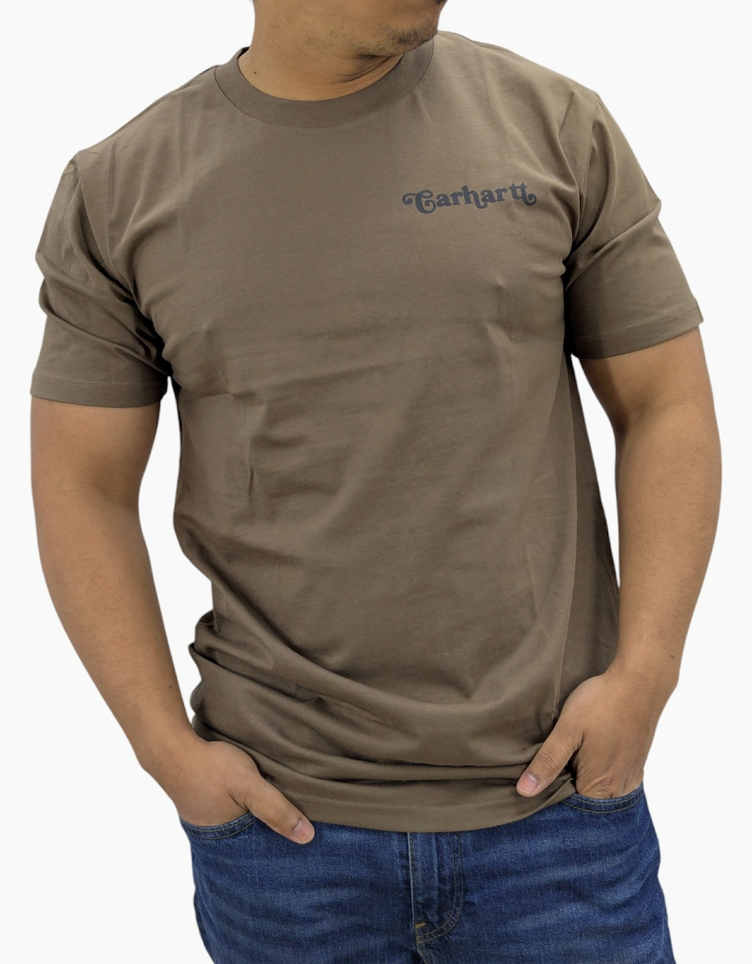 Carhartt Mens T Shirts Printed Crew Neck Regular Fit Short Sleeve Summer T Shirt