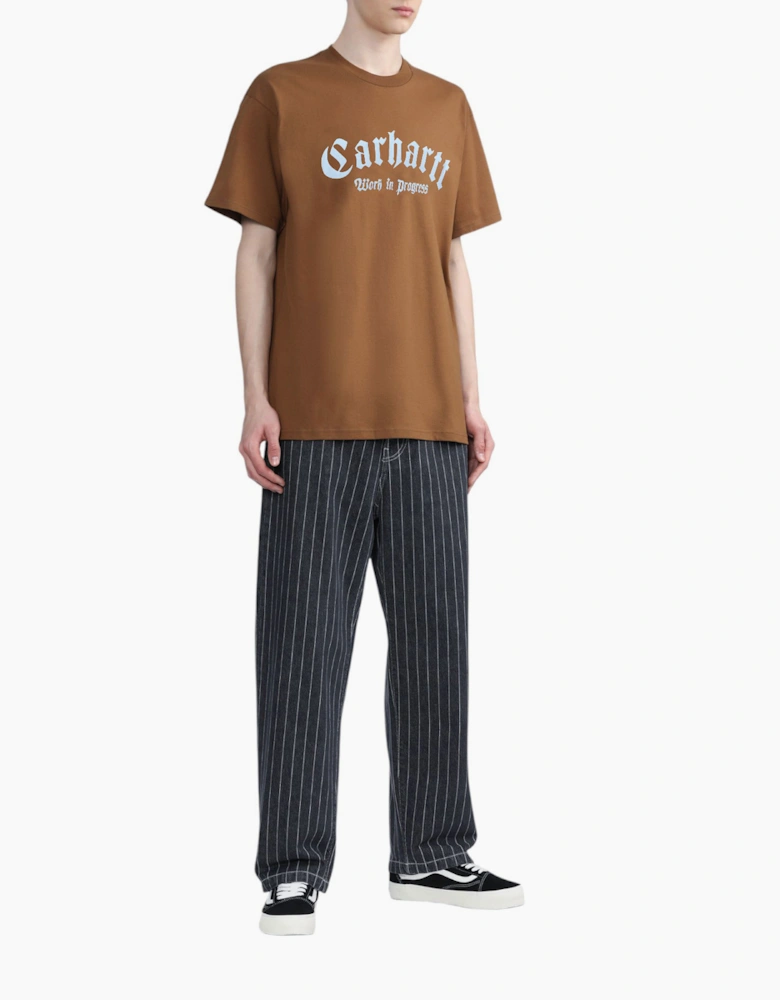Carhartt WIP Mens ONYX T Shirts Printed Relaxed Fit Short Sleeve Cotton Tee New
