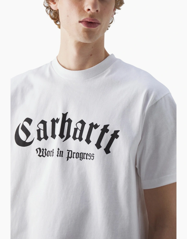 Carhartt WIP Mens ONYX T Shirts Printed Relaxed Fit Short Sleeve Cotton Tee New