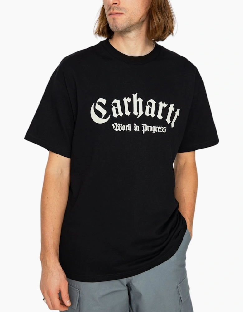 Carhartt WIP Mens ONYX T Shirts Printed Relaxed Fit Short Sleeve Cotton Tee New