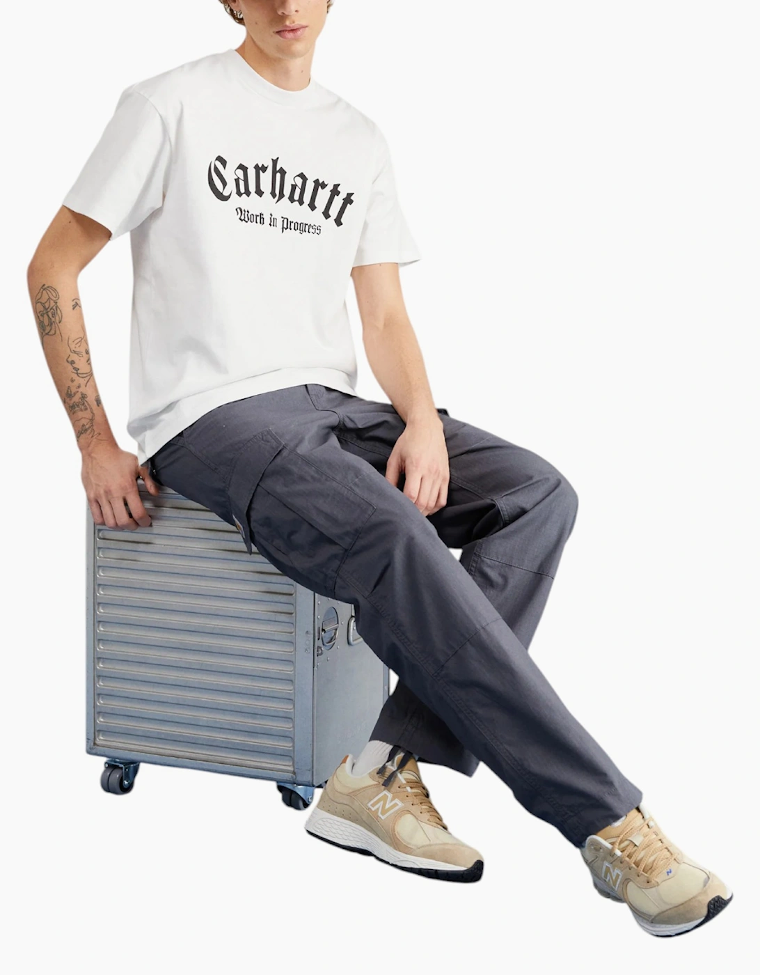 Carhartt WIP Mens ONYX T Shirts Printed Relaxed Fit Short Sleeve Cotton Tee New