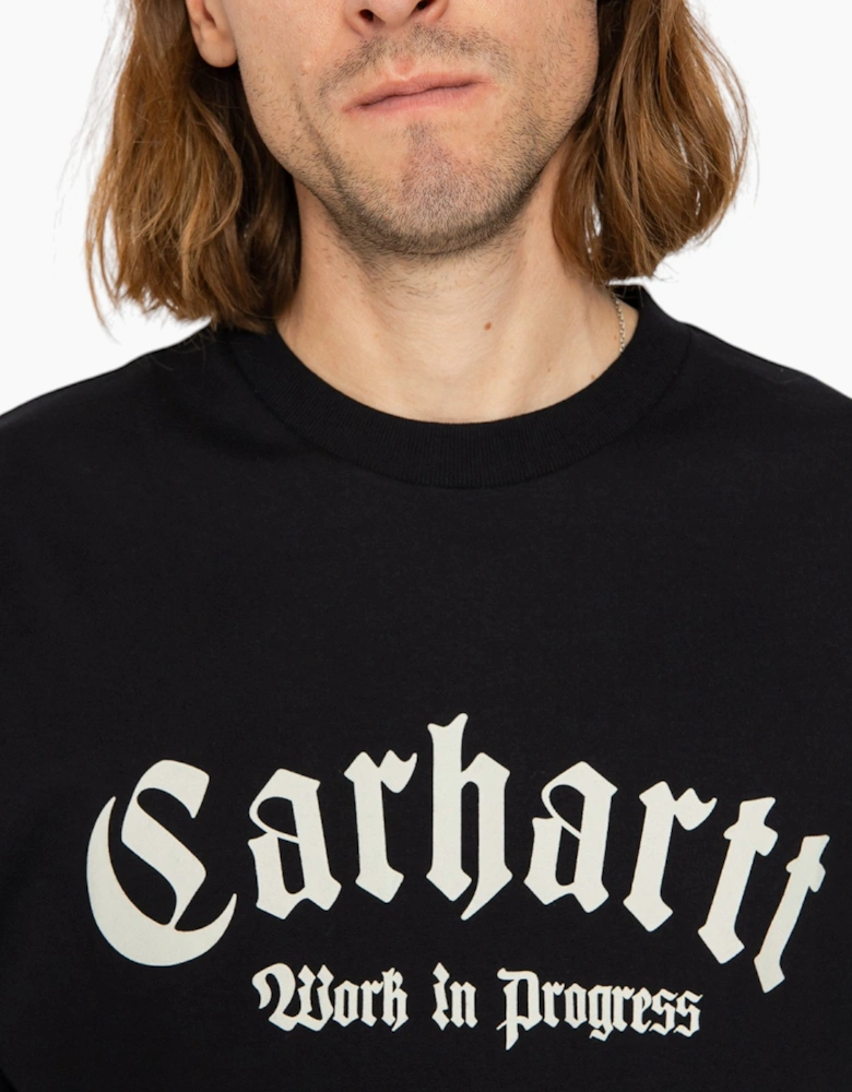 Carhartt WIP Mens ONYX T Shirts Printed Relaxed Fit Short Sleeve Cotton Tee New