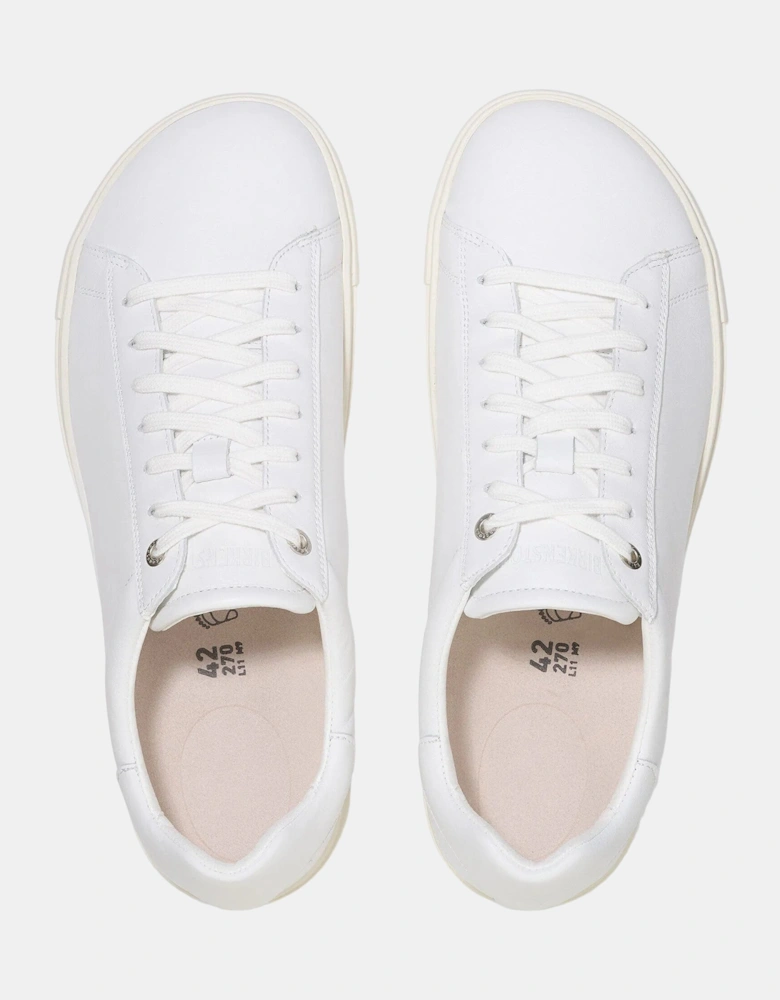 Birkenstock Bend Low Natural Leather Womens Trainers - White