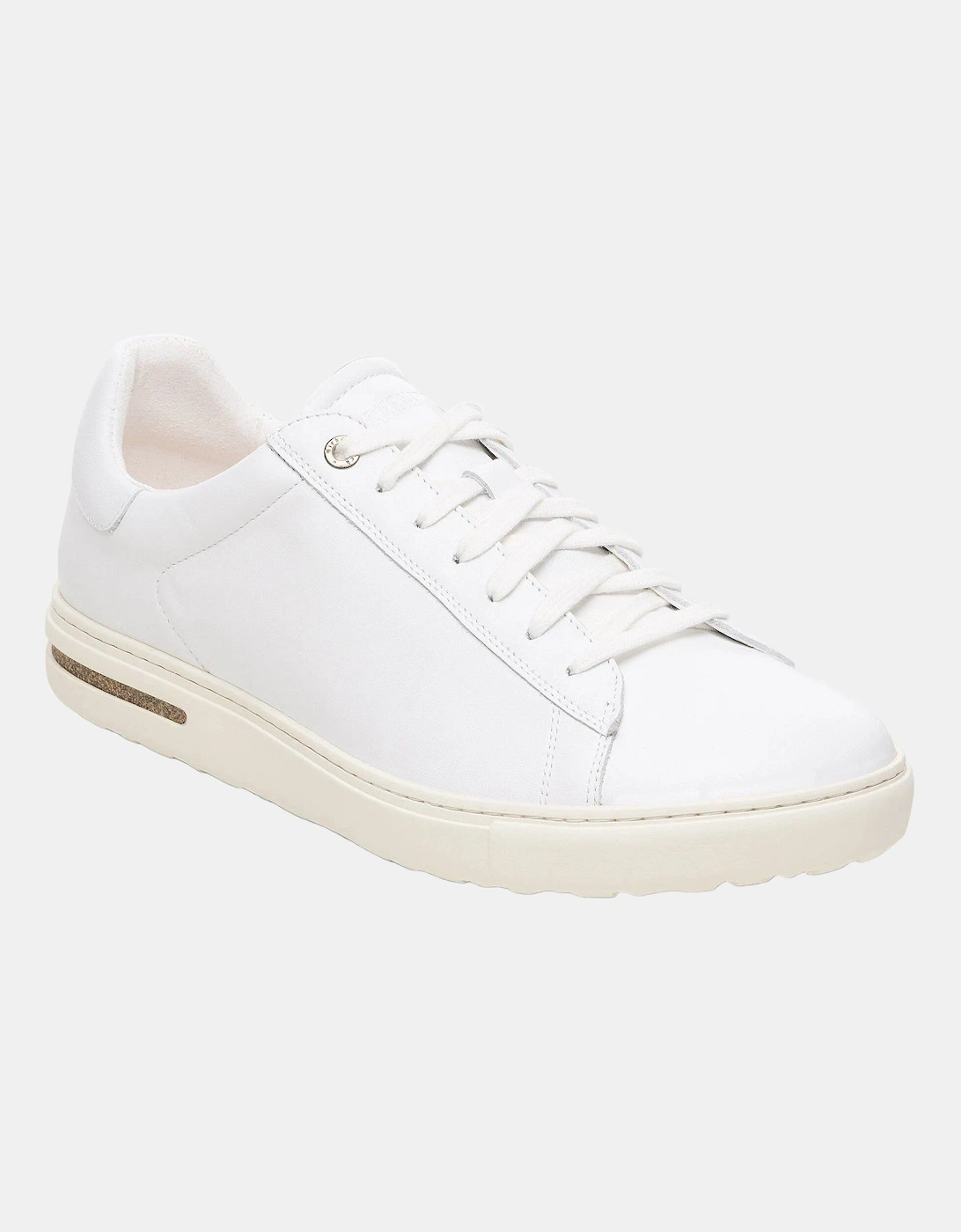 Birkenstock Bend Low Natural Leather Womens Trainers - White