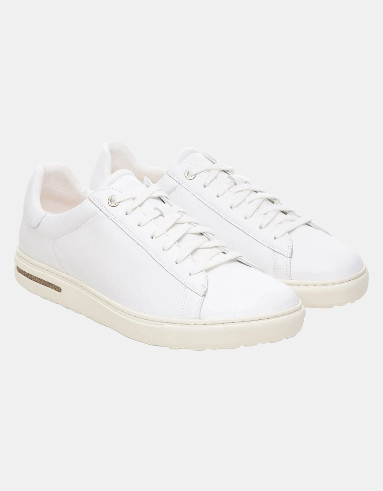 Birkenstock Bend Low Natural Leather Womens Trainers - White