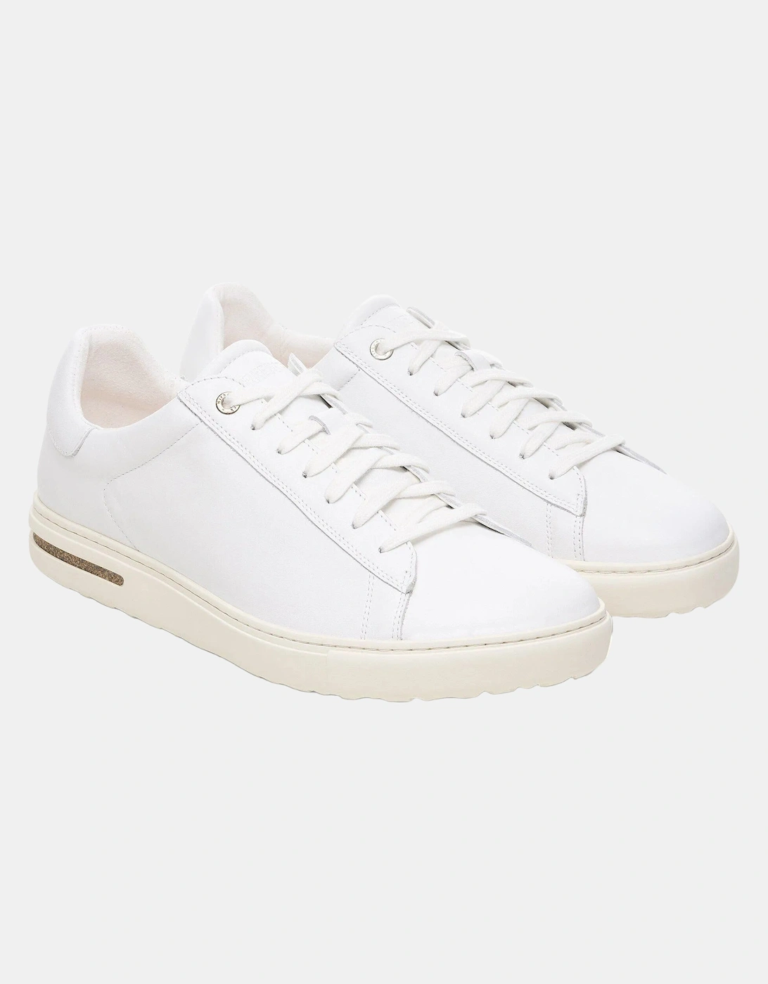 Birkenstock Bend Low Natural Leather Womens Trainers - White