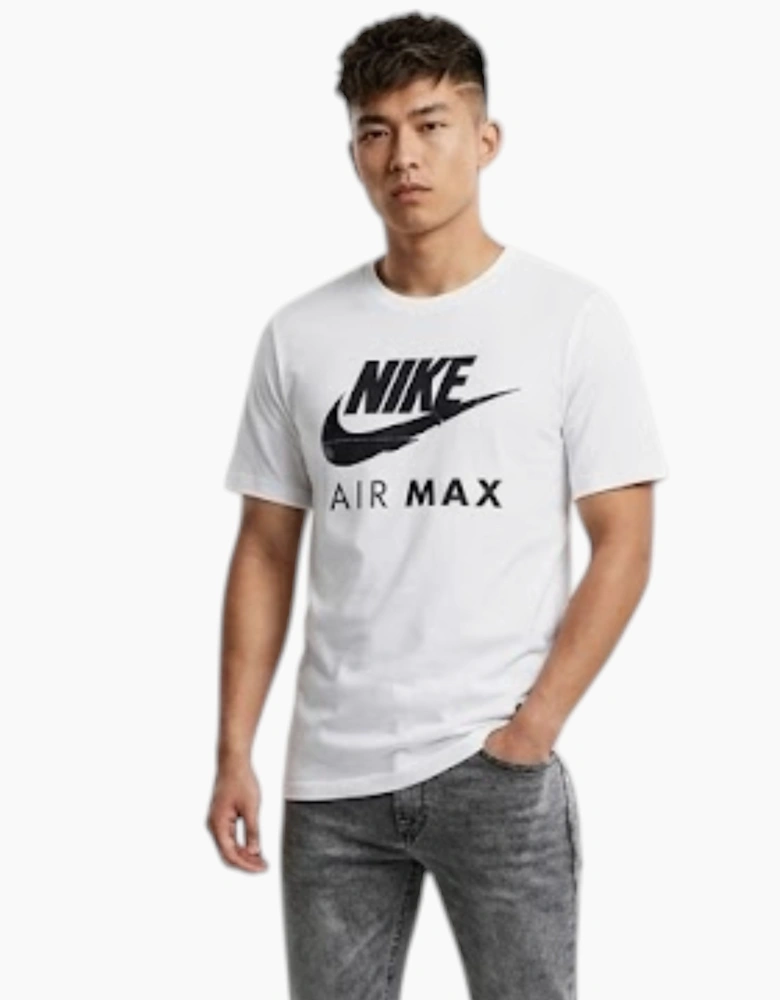 NIKE AIR MAX Mens T Shirt Short Sleeve Crew Neck Regular Fit Casual Cotton Tee