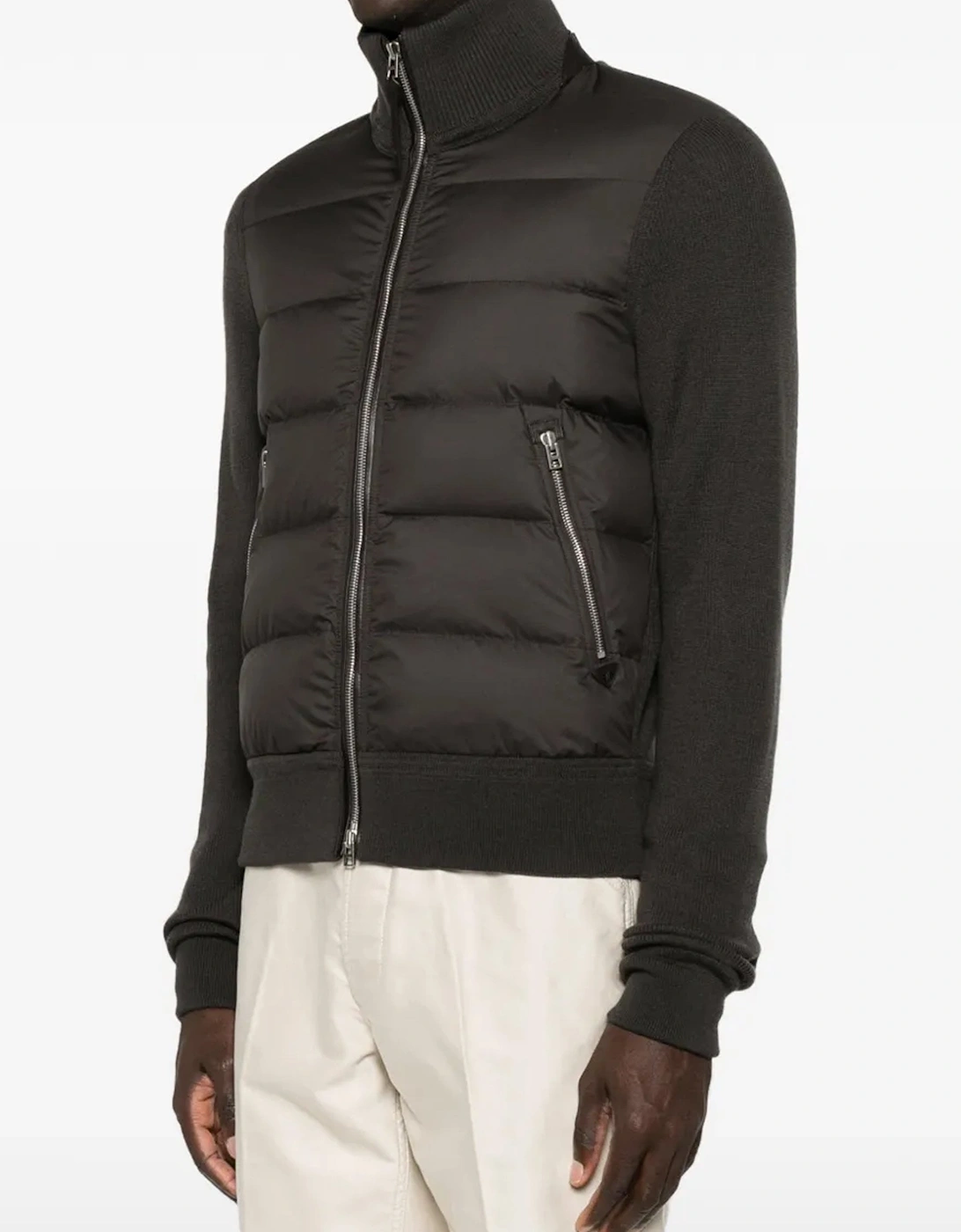 NYLON DOWN CARDIGAN