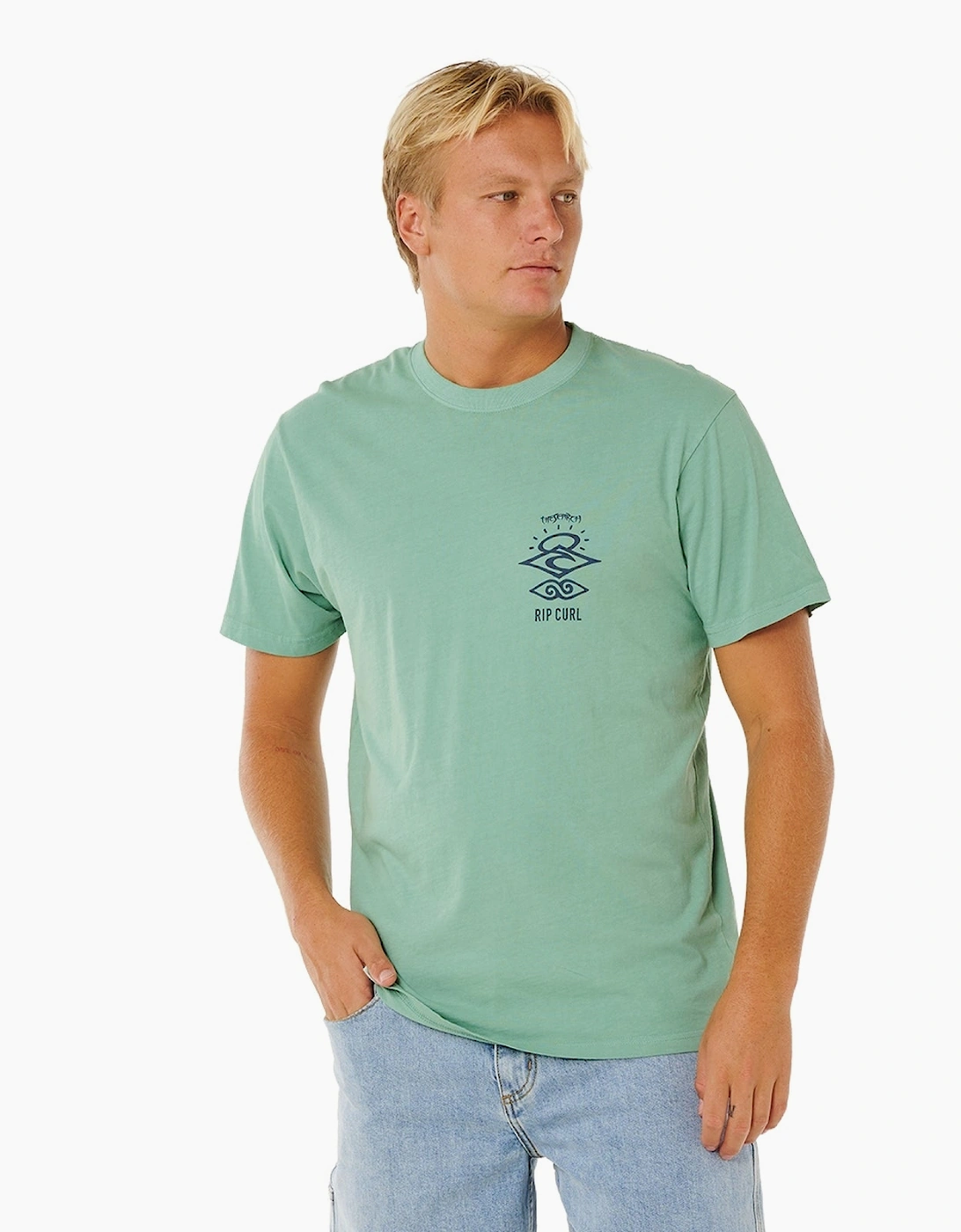 Rip Curl Mens Search Icon Graphic Short Sleeve T-Shirt, 2 of 1