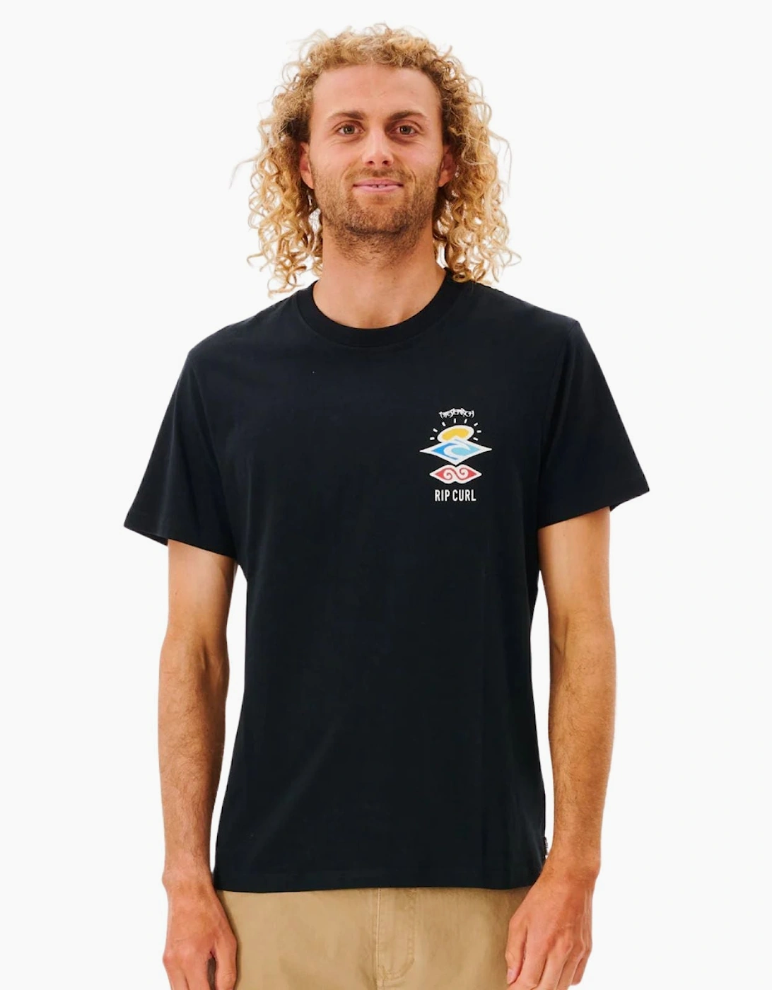 Rip Curl Mens Search Icon Graphic Short Sleeve T-Shirt, 2 of 1