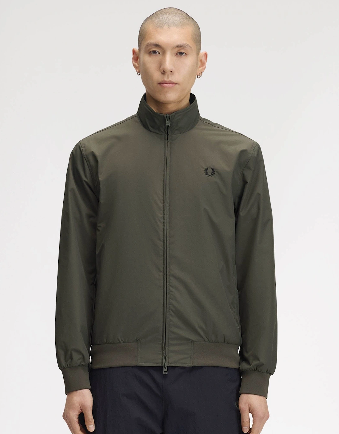 Fred Perry Mens Brentham Jacket - Field Green 148, 5 of 4
