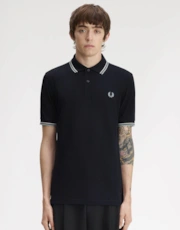 Navy/Ecru/Silver Blue 74C