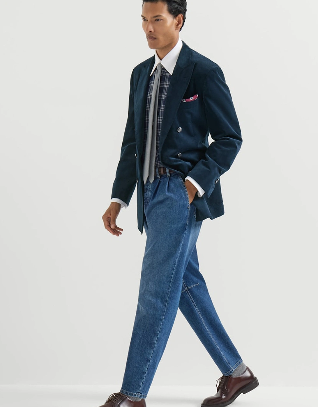 Desconstructed Blazer Blue
