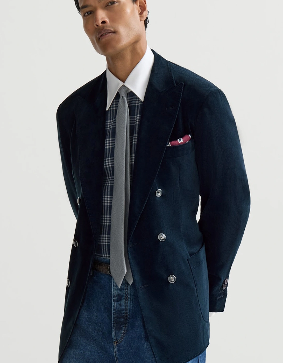 Desconstructed Blazer Blue