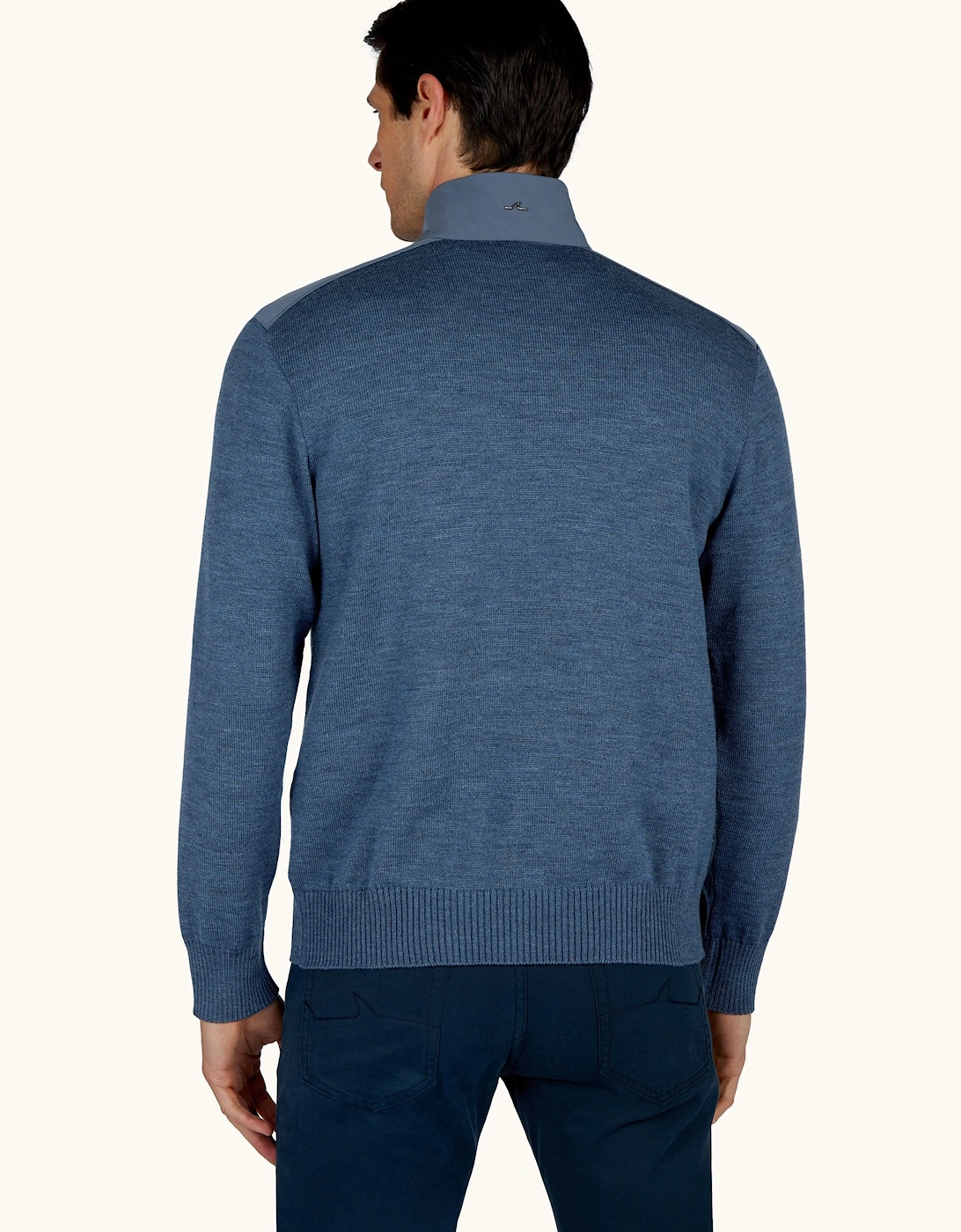 Technical 1/4 Zip Typhoon Sweater Blue