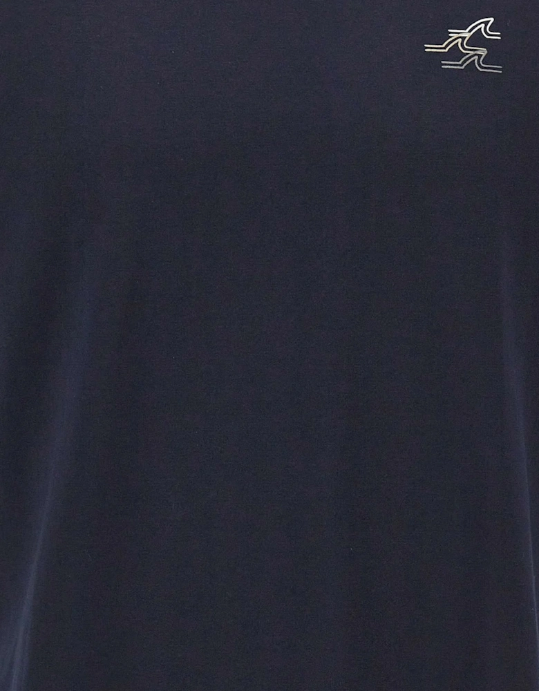Aqua Touch Cotton T-Shirt Navy