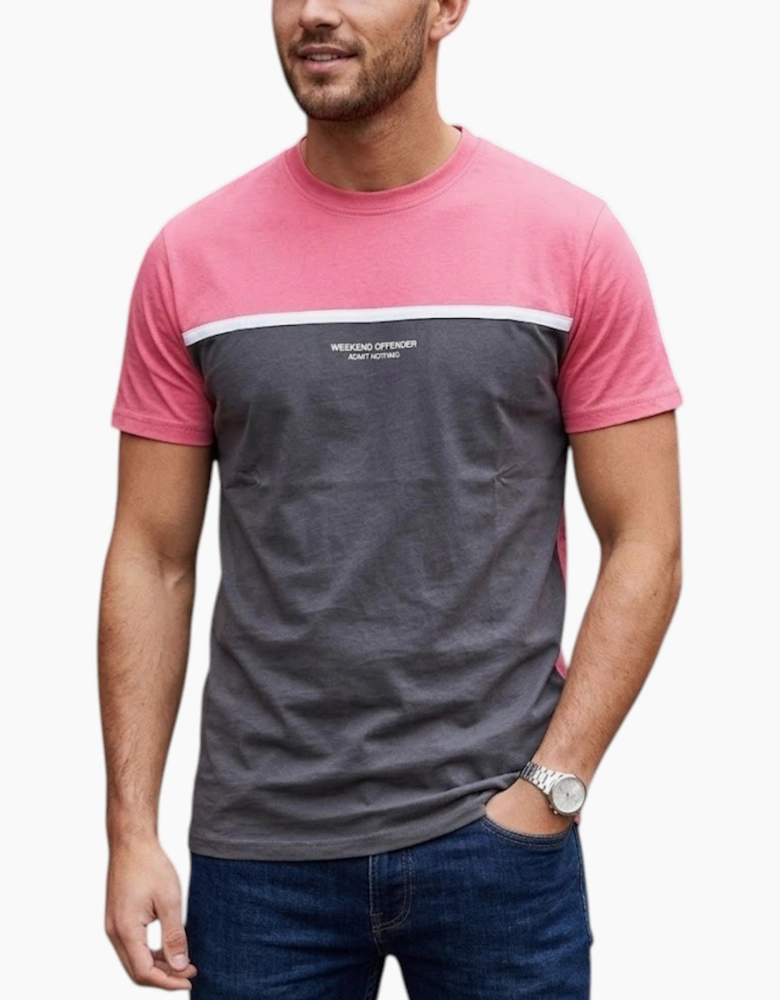 Weekend Offender Mens T Shirt Studio 54 Crew Neck Short Sleeve Casual Cotton Top