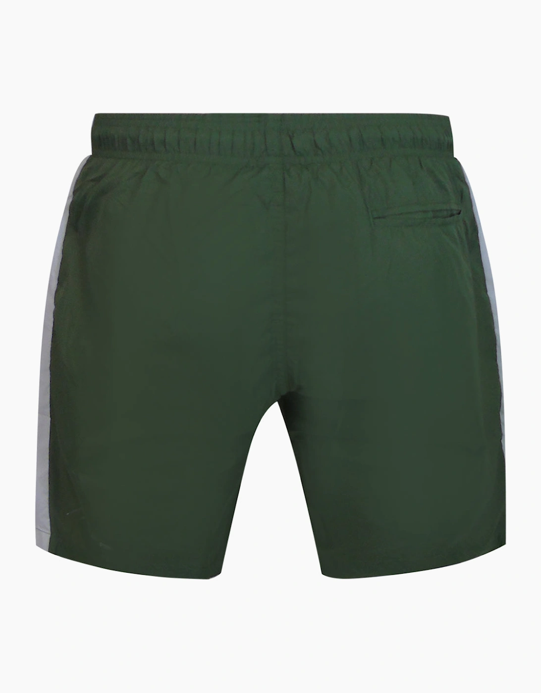 Plein Sport Vertical Logo Long Boardshort Green Swim Shorts