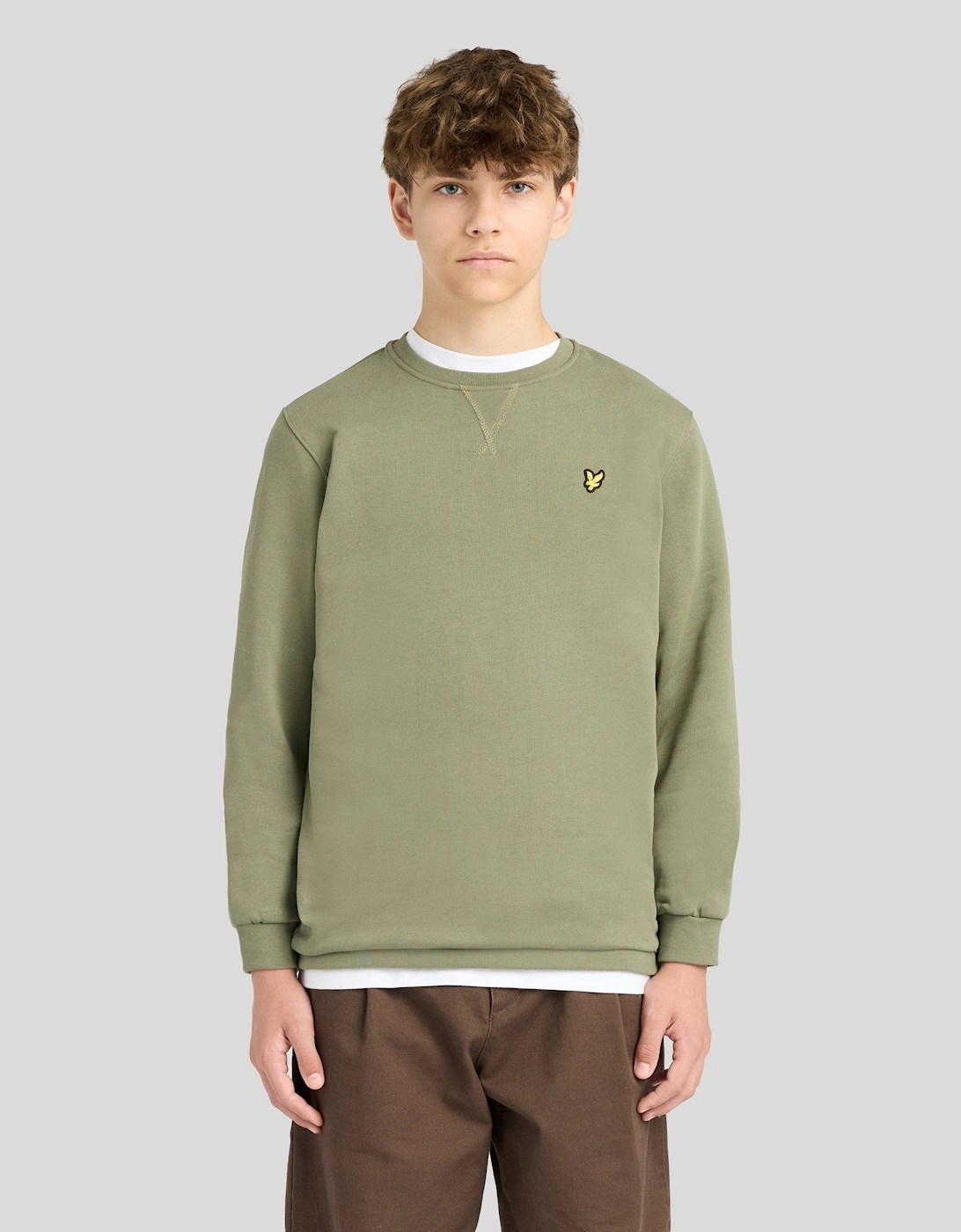 Cotton Crew Neck Sweatshirt