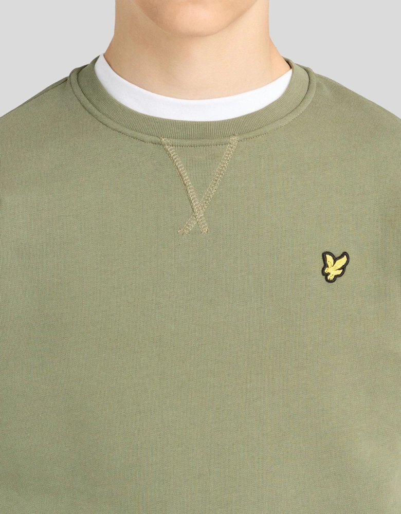 Cotton Crew Neck Sweatshirt