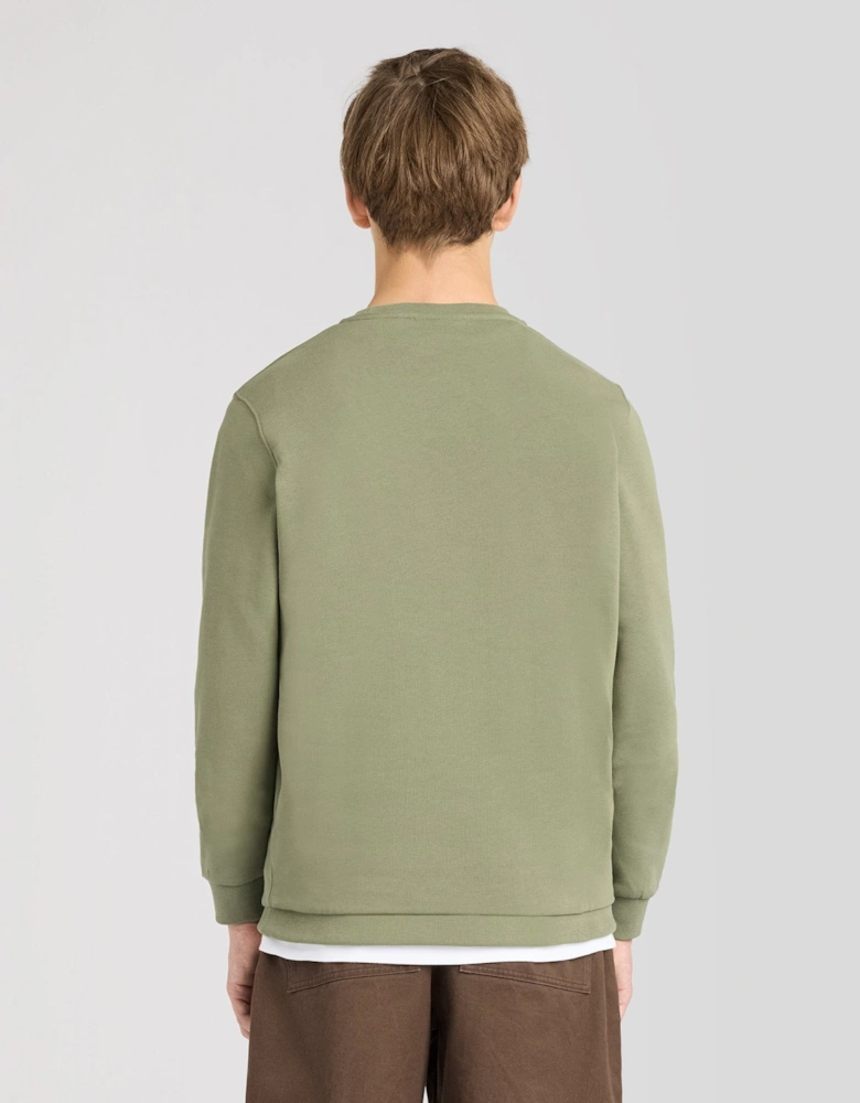 Cotton Crew Neck Sweatshirt