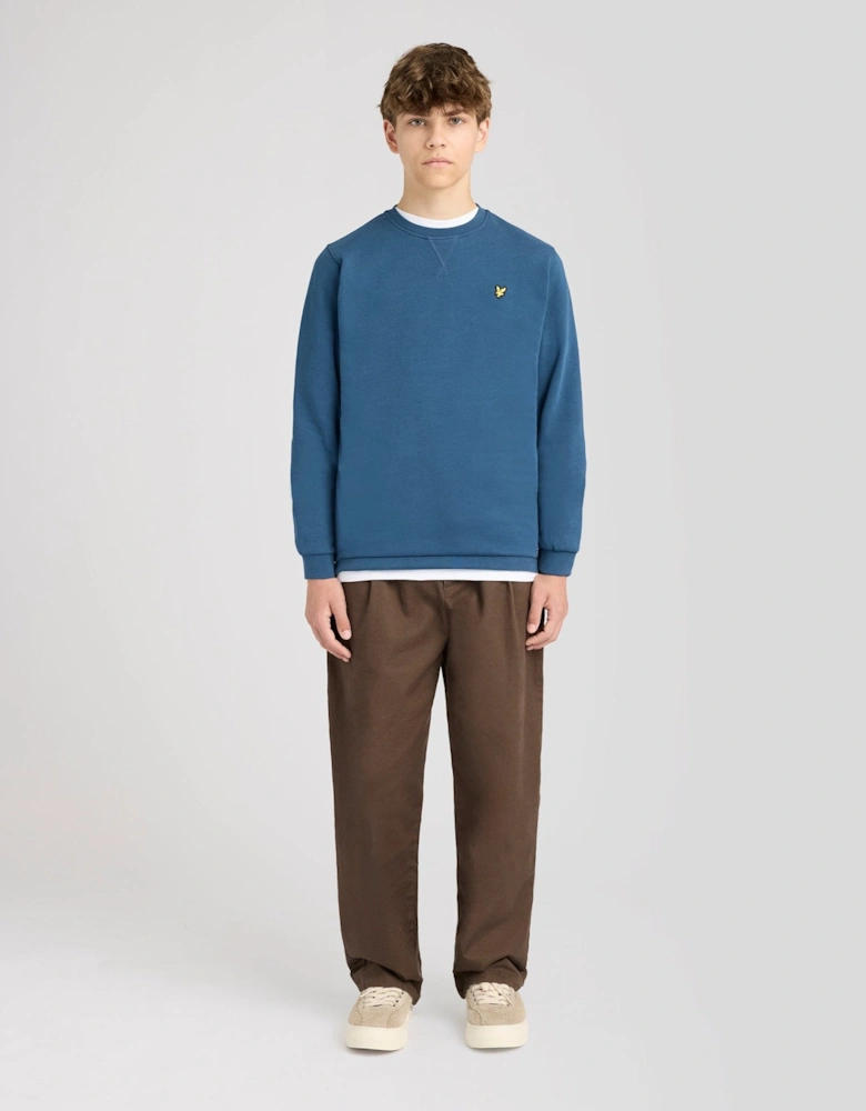 Cotton Crew Neck Sweatshirt