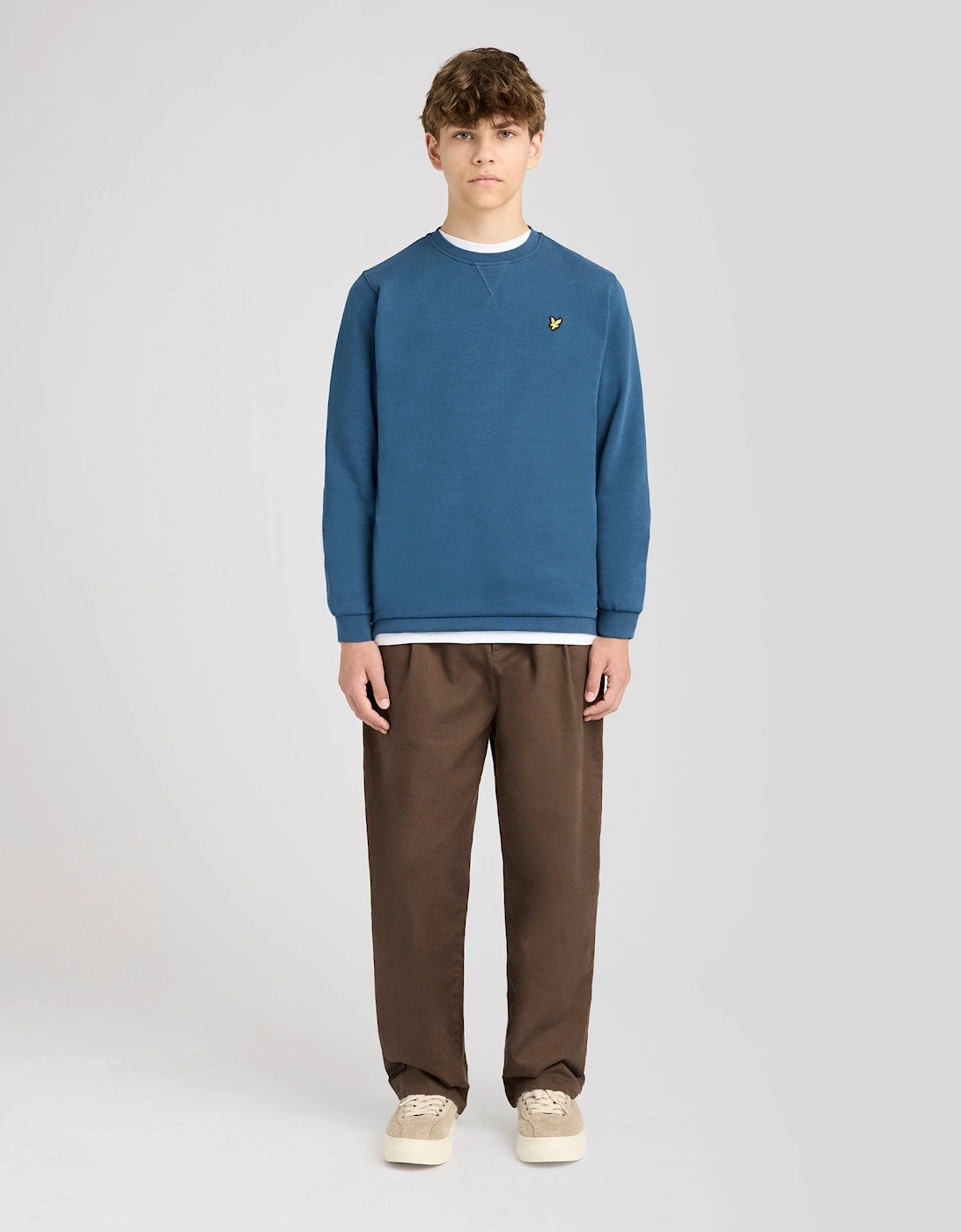 Cotton Crew Neck Sweatshirt