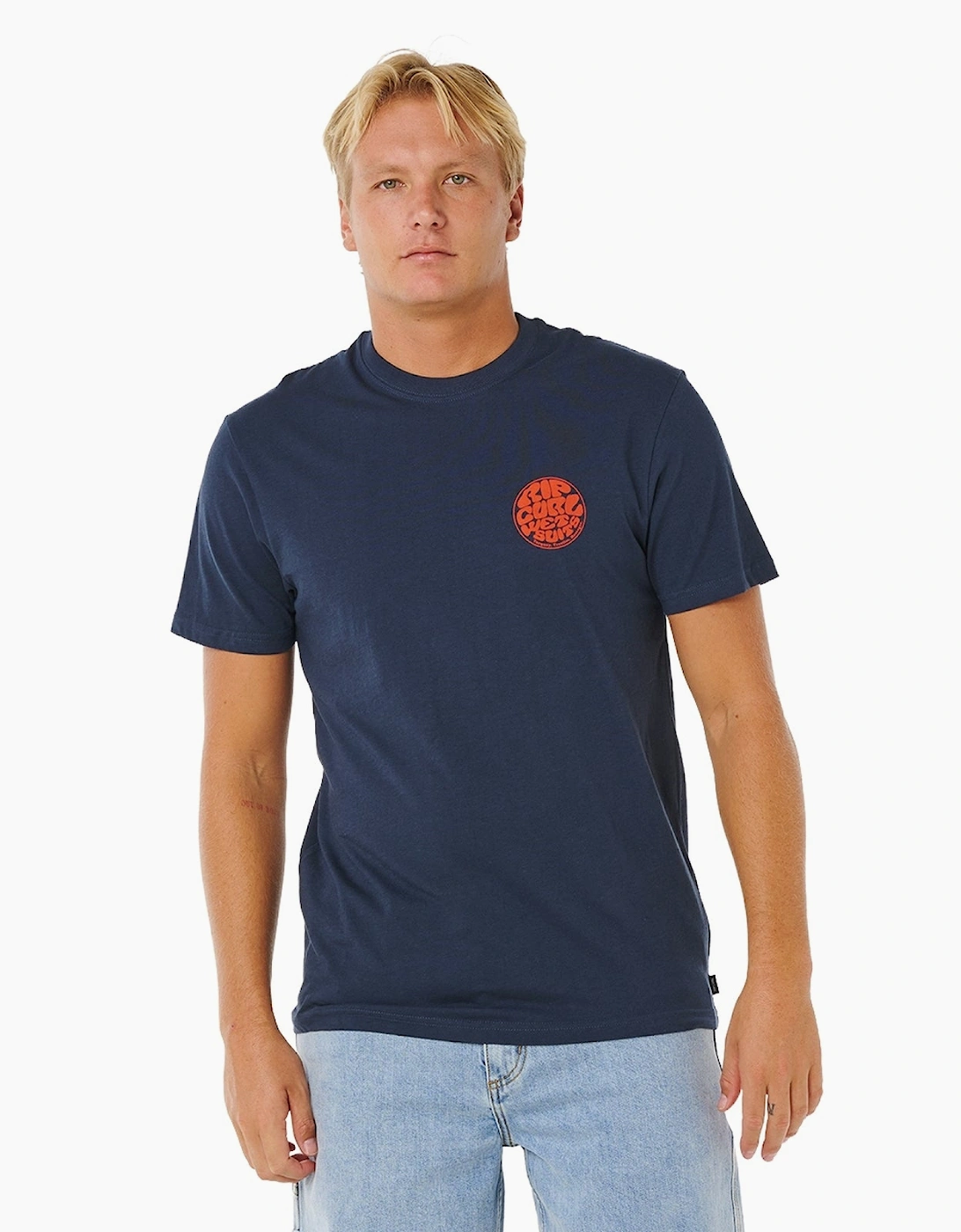 Rip Curl Mens Wettie Icon Graphic Short Sleeve T-Shirt, 2 of 1