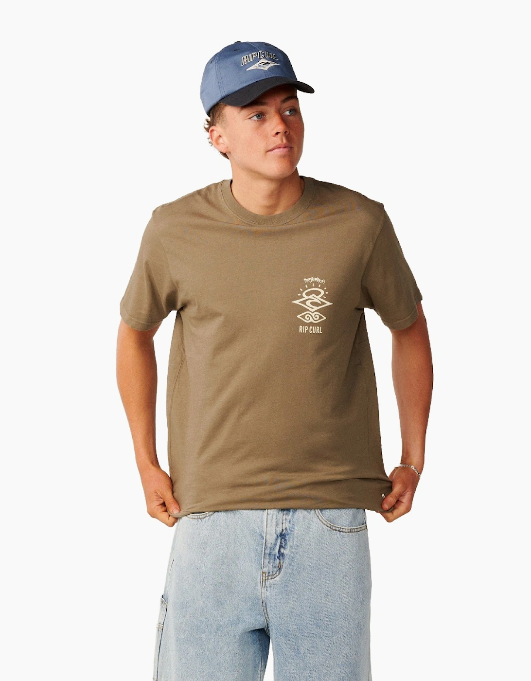 Rip Curl Mens Search Icon Graphic Short Sleeve T-Shirt, 2 of 1