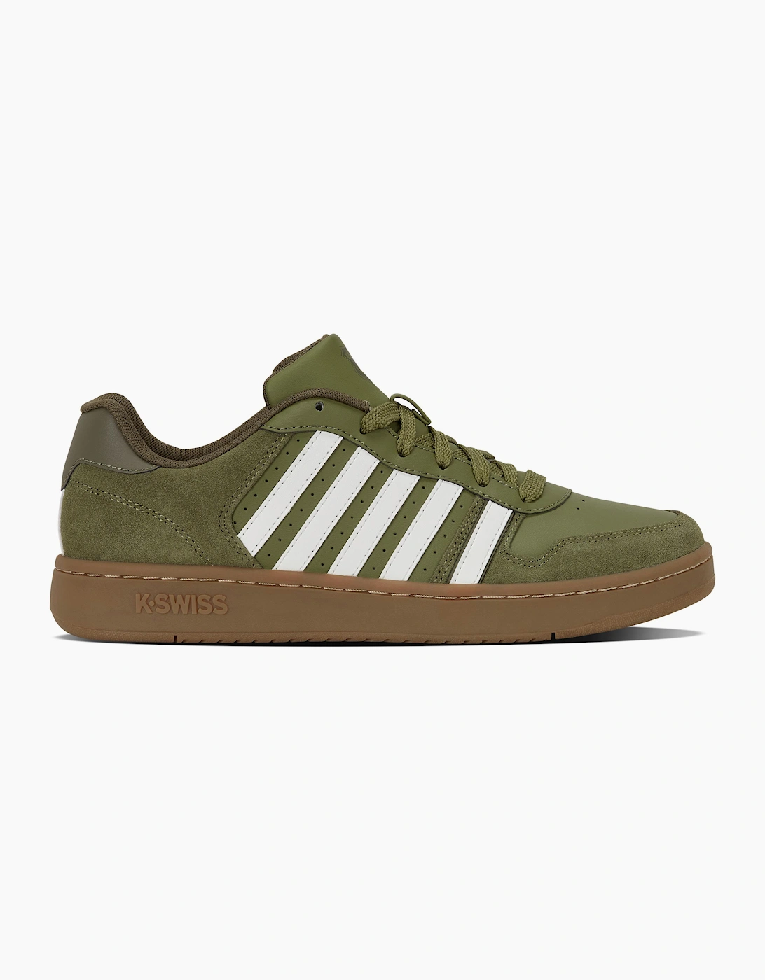 K-Swiss Mens Court Palisades Low Rise Trainers Shoes, 2 of 1