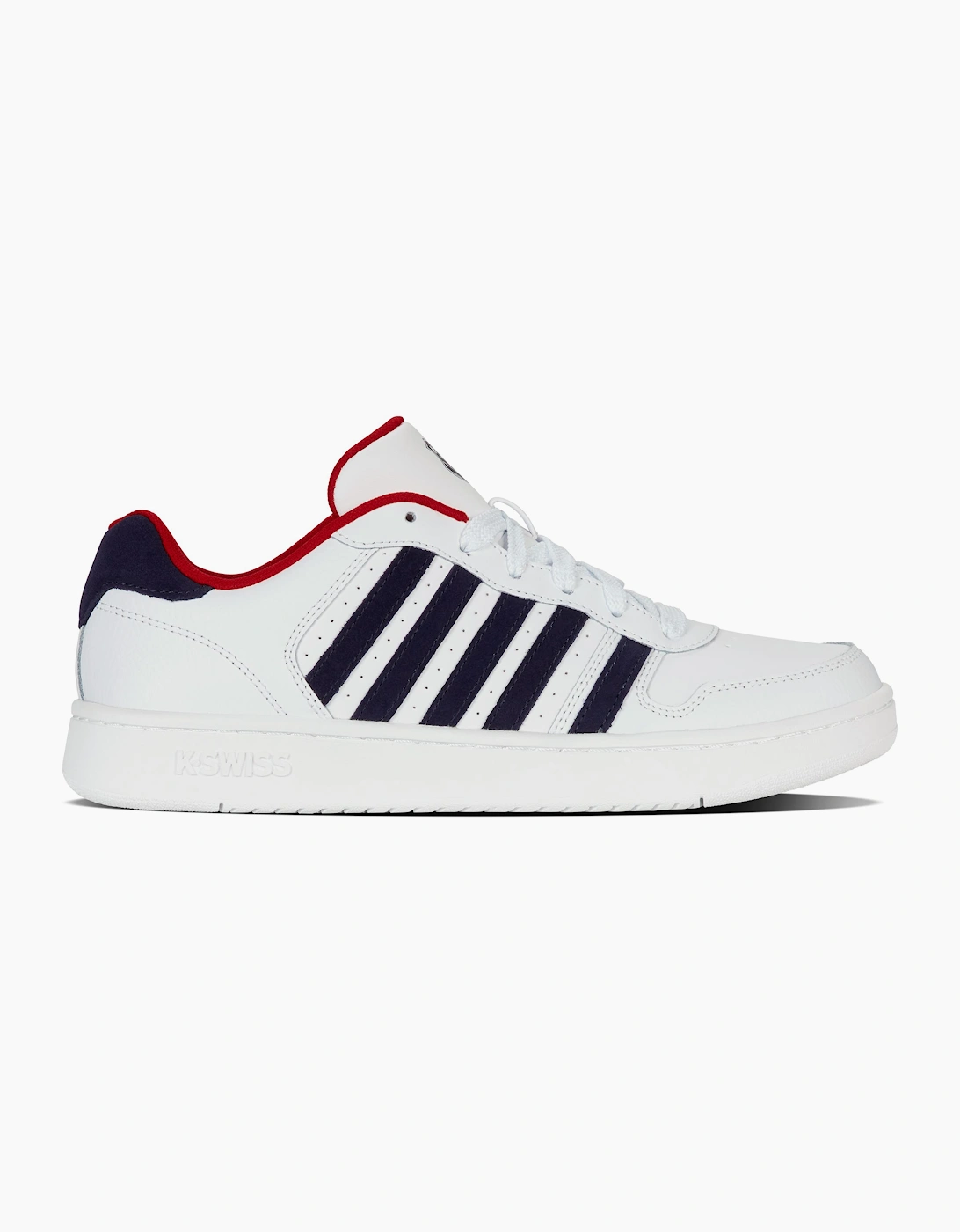 K-Swiss Mens Court Palisades Low Rise Trainers Shoes, 2 of 1