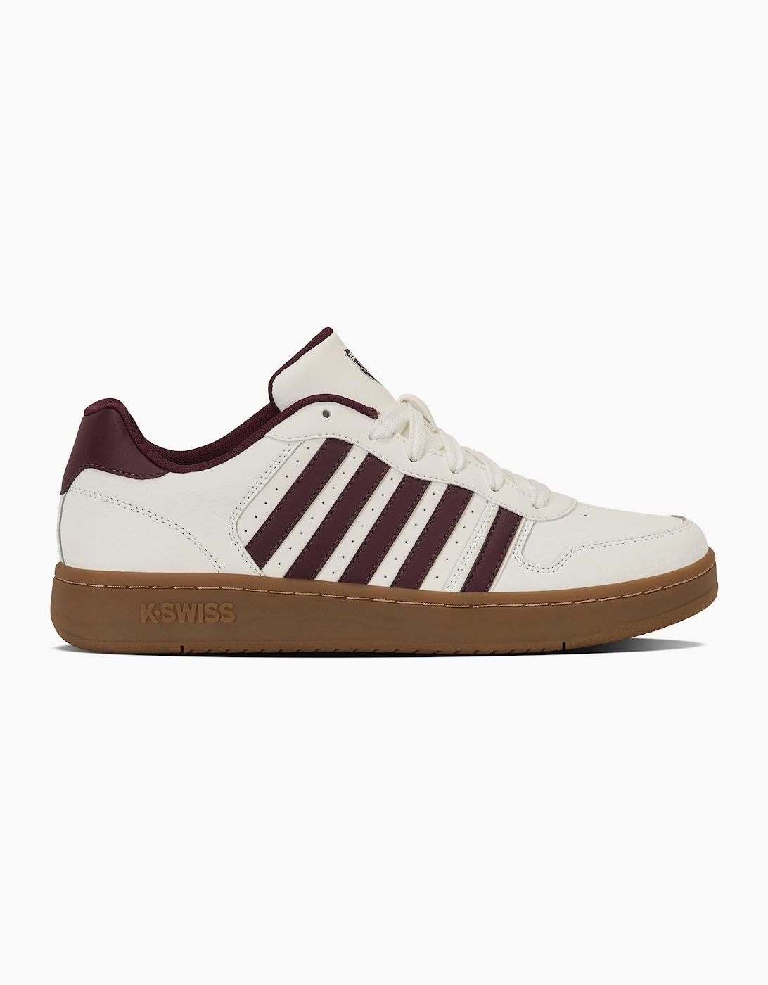K Swiss Men's K-Swiss Mens Court Palisades Low Rise Trainers Shoes - White - Size, 12