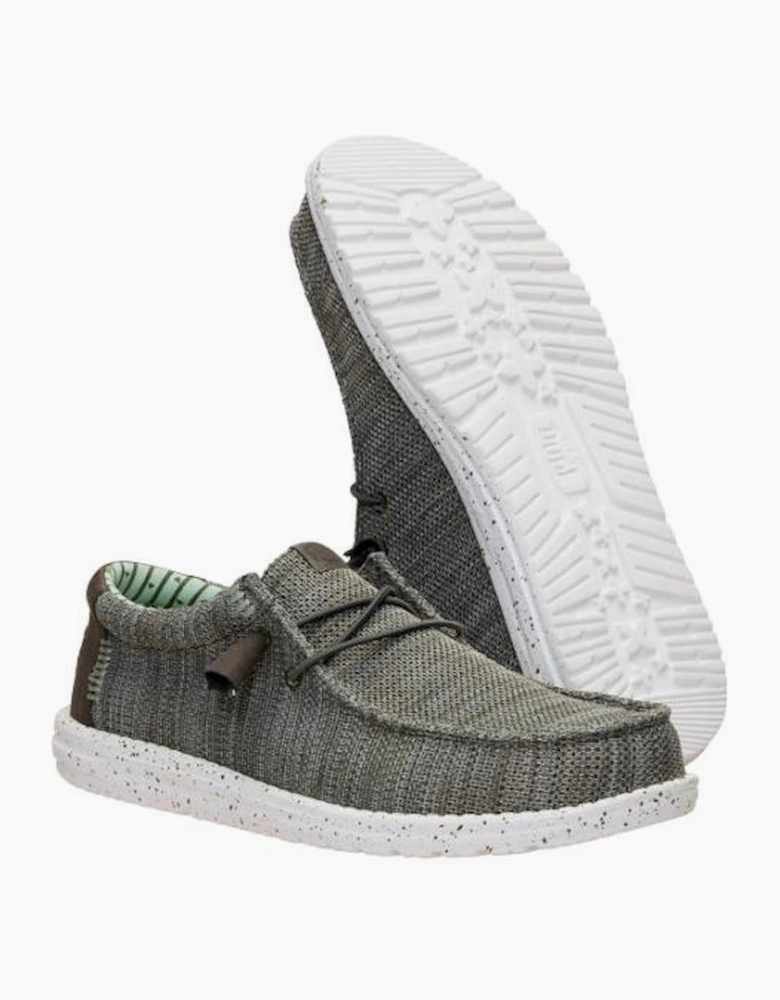HEYDUDE Wally Stretch Sox in Tea leaf/multi