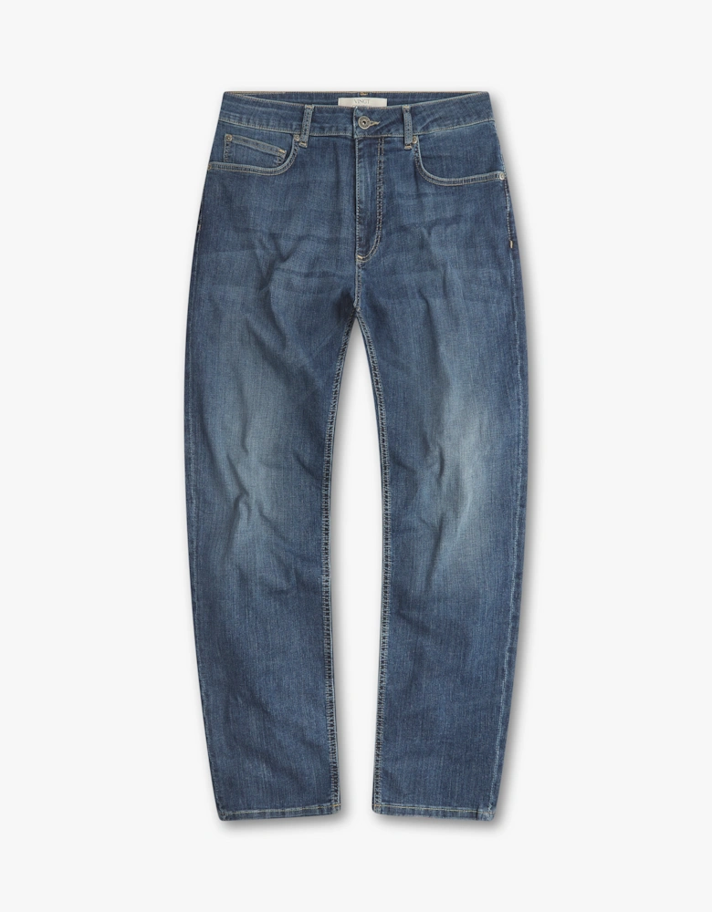 Vingt Quatre Taper Fit Cool Blue Jeans