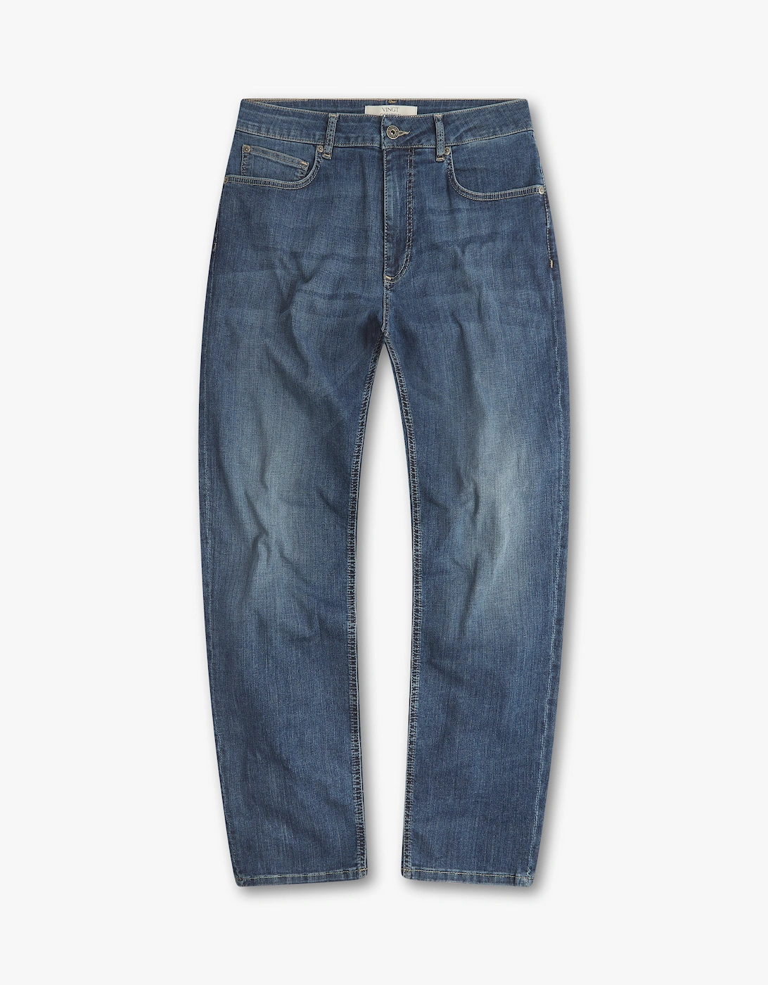 Vingt Quatre Taper Fit Cool Blue Jeans