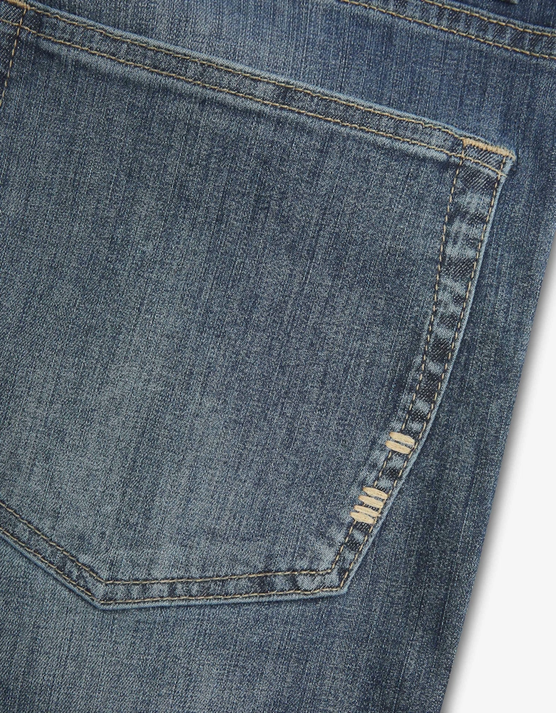 Vingt Quatre Taper Fit Cool Blue Jeans