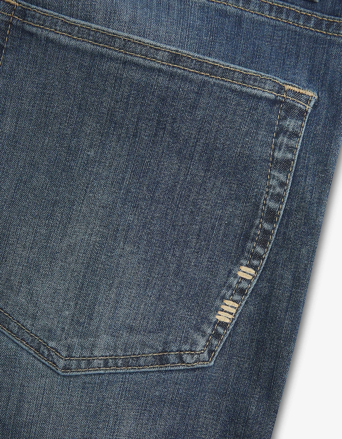 Vingt Quatre Taper Fit Cool Blue Jeans