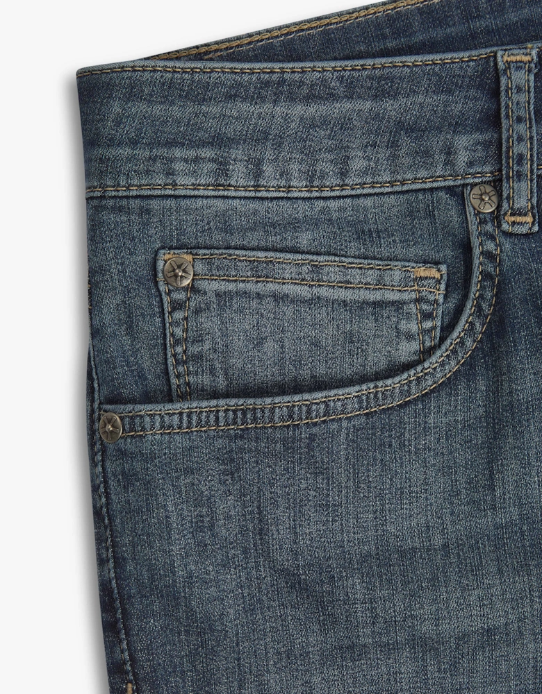 Vingt Quatre Taper Fit Cool Blue Jeans