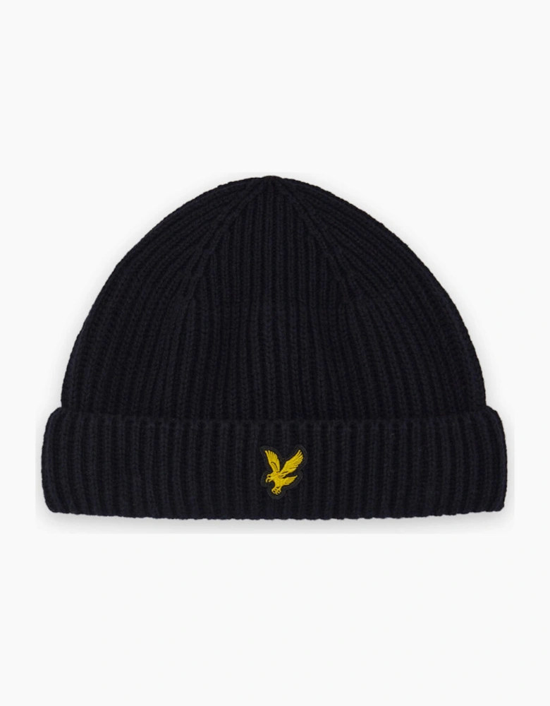 Lyle & Scott Ribbed Beanie JET BLACK