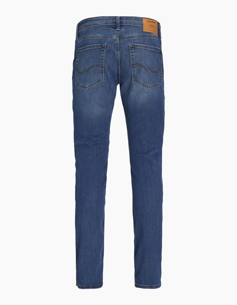 Jack & Jones JJIGlenn Slim Fit Jean MID BLUE