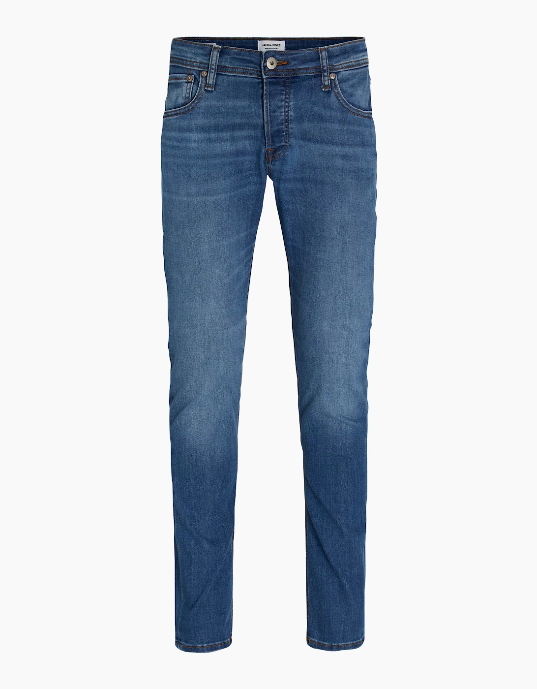 Jack & Jones JJIGlenn Slim Fit Jean MID BLUE, 6 of 5