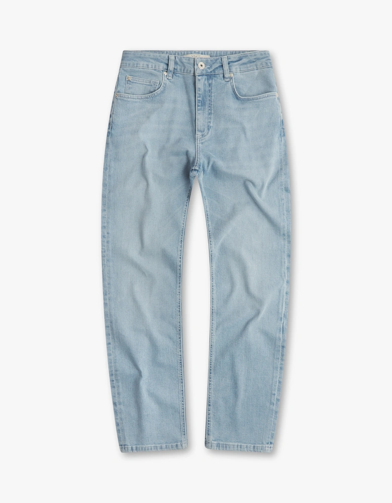 Vingt Quatre Straight Fit Ice Blue Jeans