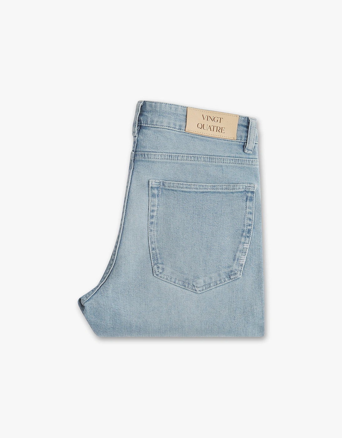 Vingt Quatre Straight Fit Ice Blue Jeans