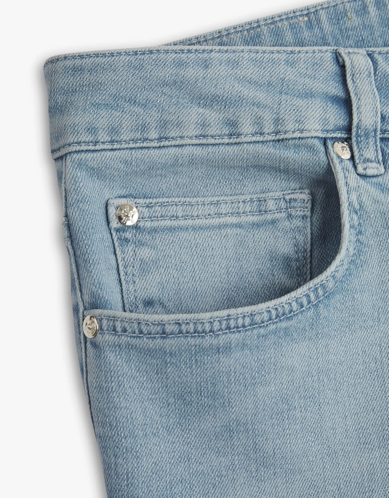 Vingt Quatre Straight Fit Ice Blue Jeans