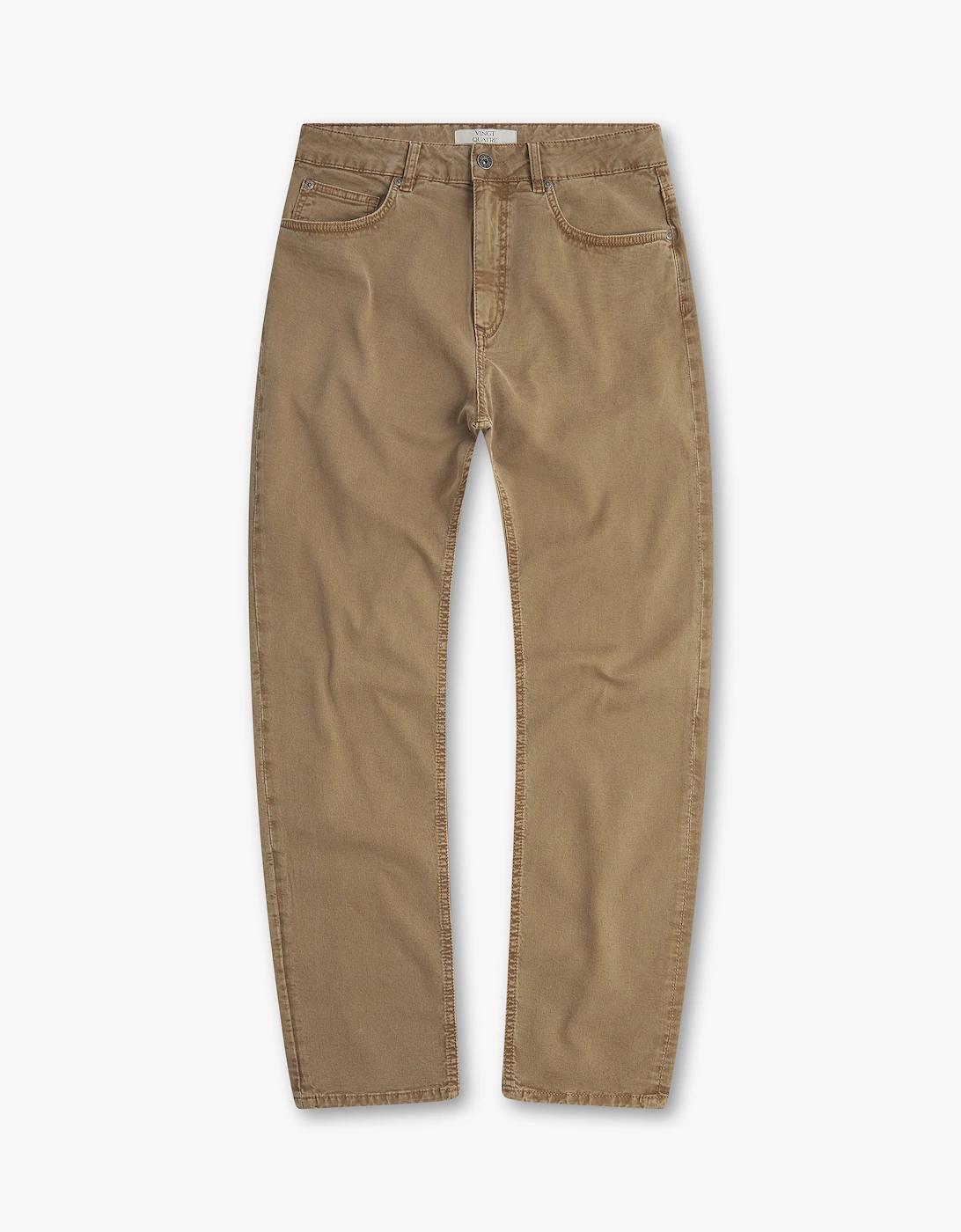 Vingt Quatre Taper Fit Tobacco Jeans