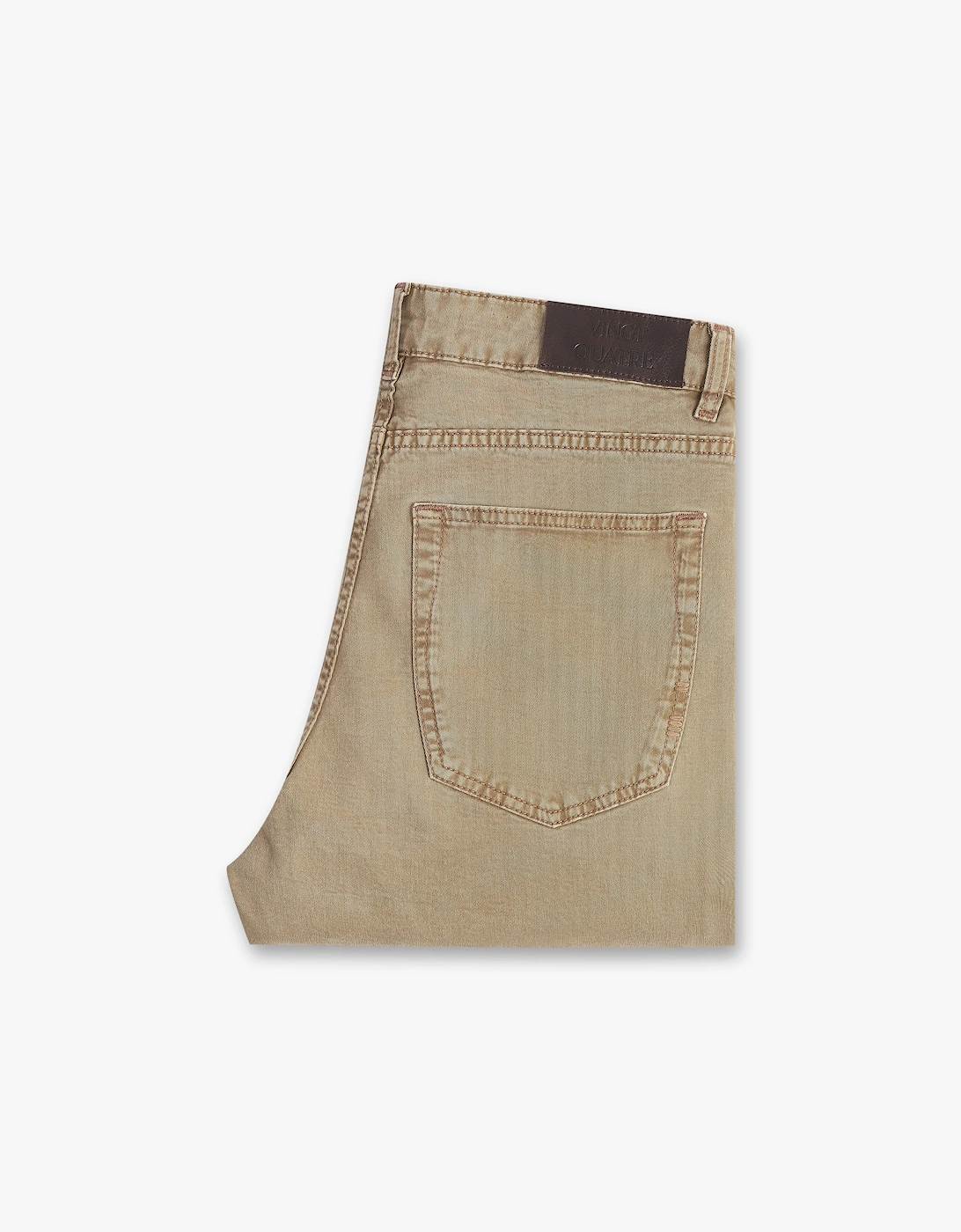 Vingt Quatre Taper Fit Tobacco Jeans