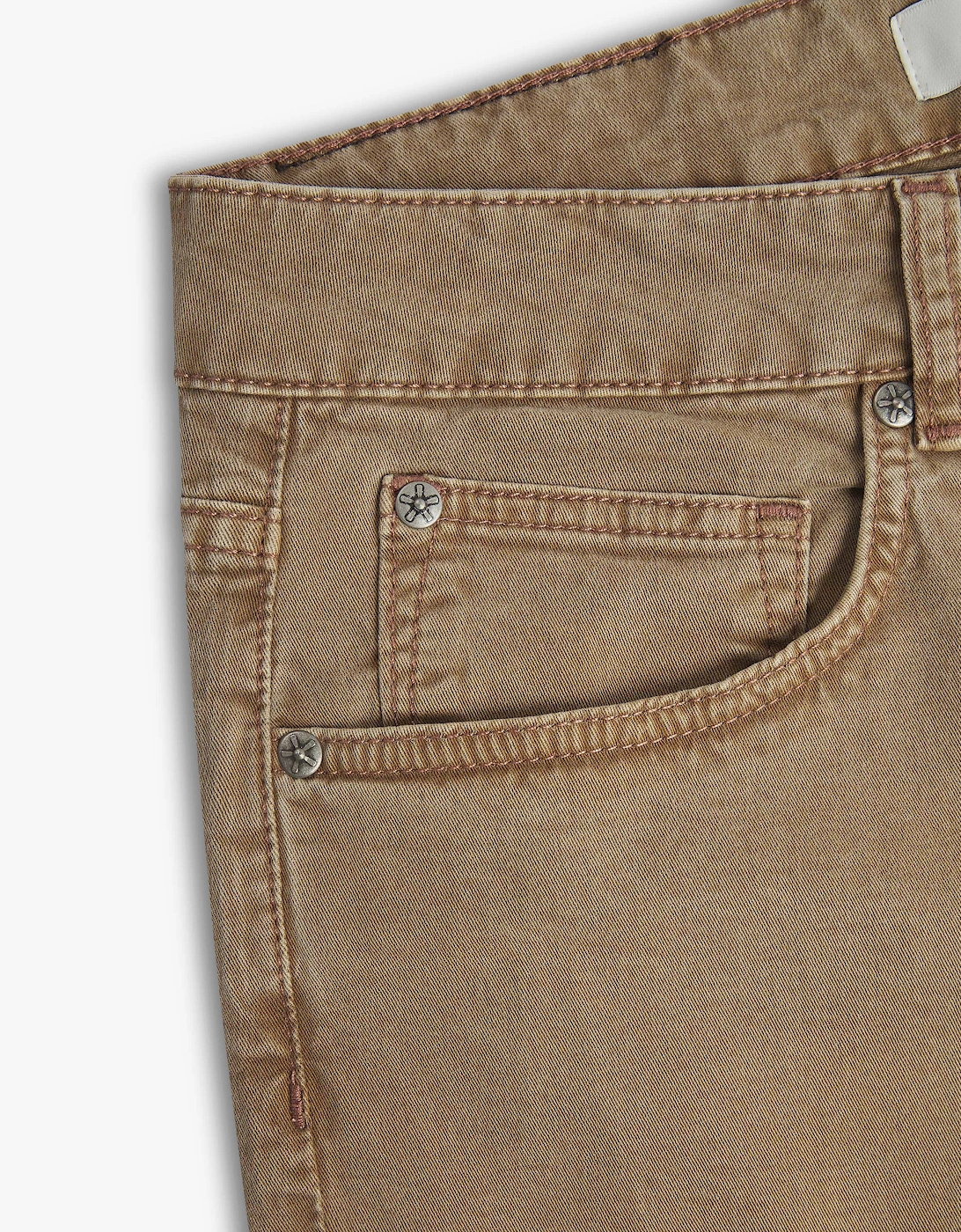 Vingt Quatre Taper Fit Tobacco Jeans