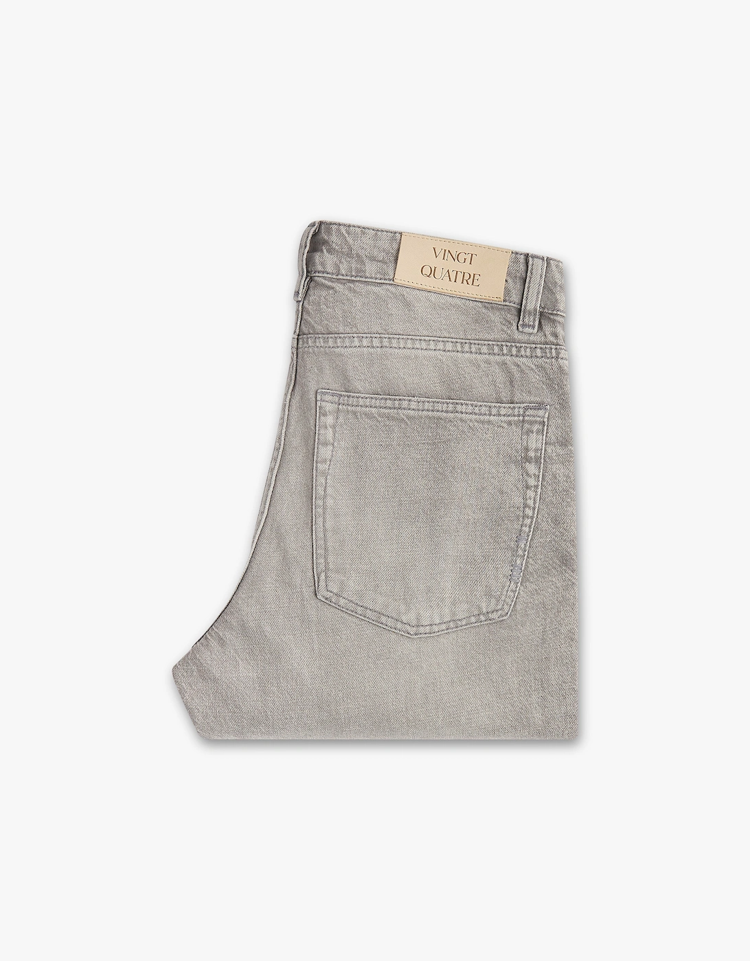 Vingt Quatre Straight Fit Cool Grey Jeans