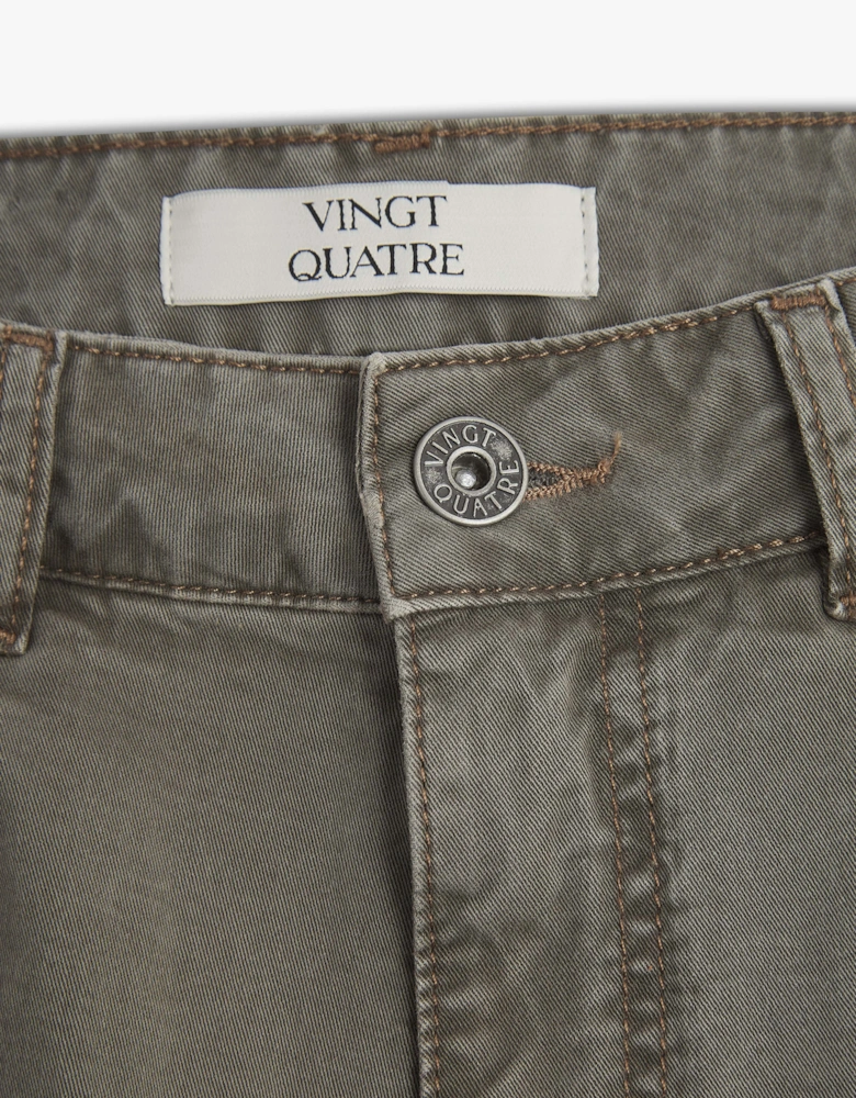Vingt Quatre Taper Fit Moss Jeans